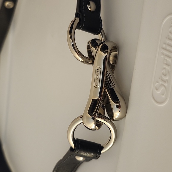 Coach Signature Stripe Demi Hand Bag w/xtra Coach Shoulder Strap - Picture 12 of 16